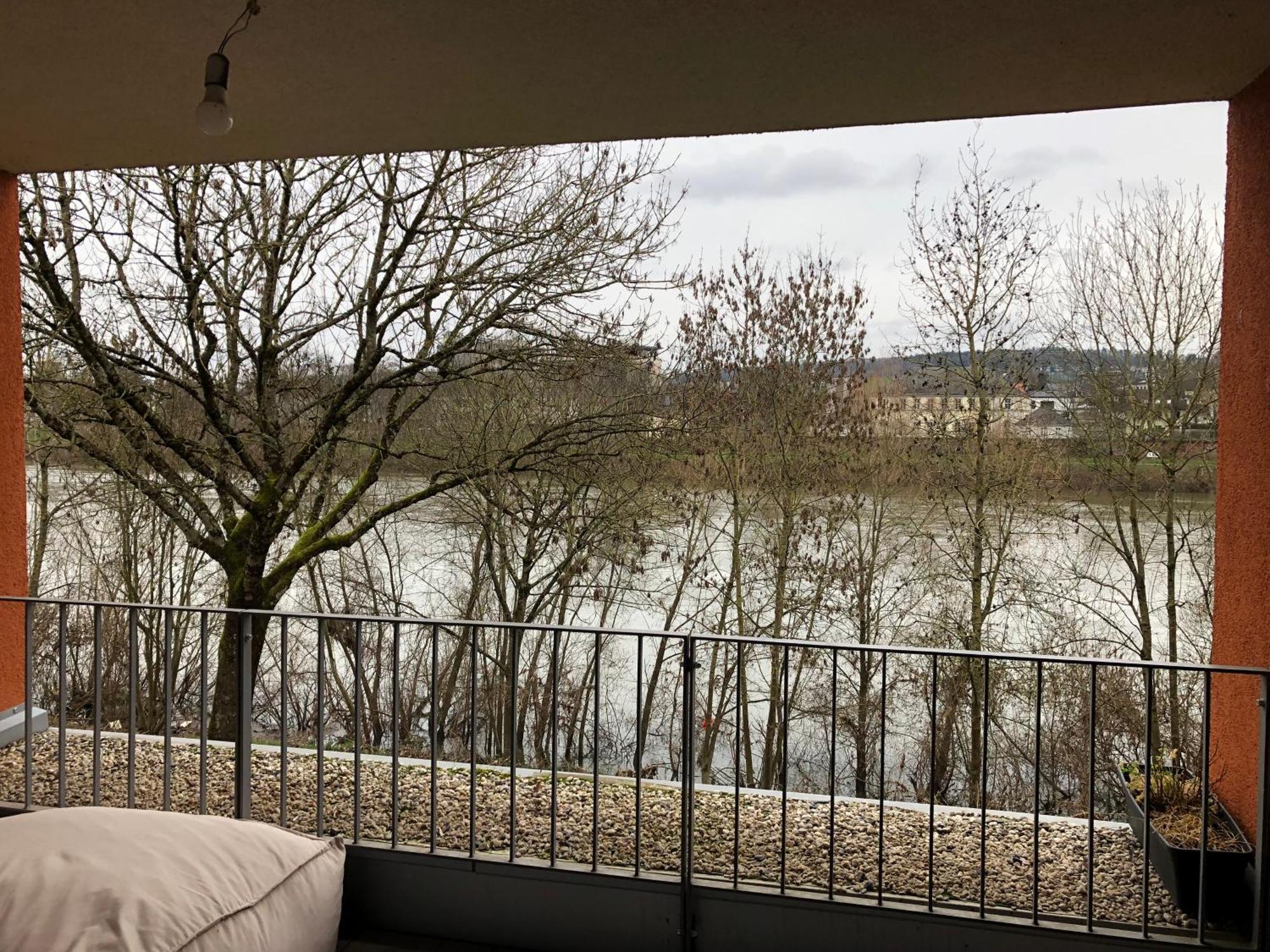 Schickes Apartment Mit Moselblick Treviri Esterno foto